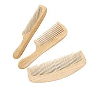 SOESFOUFU 3 pièces Peigne Naturel Petit et Portable Dents Fines Antistatiques Adapté à Tous Types de Cheveux et Durable pour Usage