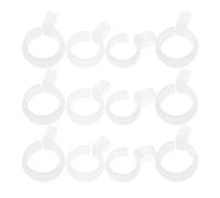 SOESFOUFU 30 Pièces Pince à Rouleau pour Tissus à Broder en Plastique, Clips Compacts Adaptés aux Rouleaux de 2,5 à 3,8 Cm, pour Maison et Atelier de Couture