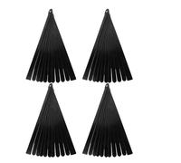 SOESFOUFU 4 Armatures Vierges pour éventails pliants, Squelette d'éventail à Monter soi-même, pièces d'artisanat Japonais, Accessoires d'arts Martiaux (Kung-fu).