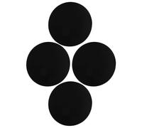 SOESFOUFU 4 Bases de Chapeau Bibi - Base Ronde de 17 cm pour la chapellerie féminine - Accessoire de création de Chapeaux à Faire soi-même pour Les goûters, Mariages et fêtes (Noir)