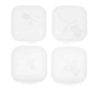 SOESFOUFU 4 Sets de Matériaux de Remplissage Époxy en Résine Plastique Blanc pour Décorations de Micro Paysage et Fabrication D'ornements de Rose