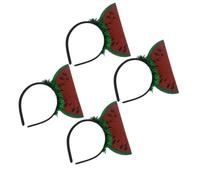 SOESFOUFU 4pcs Serrage-têtes à Cheveux Rouge en Feutre Décoratifs Style Chic pour Fête et Occasions Différentes Accessoires Coiffure Fruit Pastèque