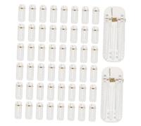 SOESFOUFU 50 Pièces Bases de Pinces à Cheveux Transparentes Plastique Clips Simples à Dent Unique pour Bricolage Accessoires Coiffure Polyvalents pour Mariage et Usage Quotidien