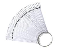 SOESFOUFU 50pièces Plaques De Couleur Vernis Ongles Transparentes Écran Et Pratique Pour Art Nail Design