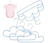 SOESFOUFU 5pièces Cintres Nuage Garçon Fille Antidérapants Plastique Robuste pour Garçon Fille Organisateur Dressing Chambre