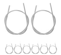 SOESFOUFU 8 ressorts plaqués cuivre, manchons flexibles, tubes, apprêts pour la création de bijoux (bagues, bracelets, accessoires de loisirs créatifs).