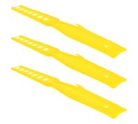 SOESFOUFU Bâtonnets à Mélanger Peinture 3pcs en Plastique Jaune, Outil Polyvalent pour Mélange Uniforme, pour Peinture, Résine et Cire Réutilisable