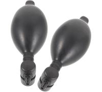 SOESFOUFU Bille de Manomètre en Latex 2 Pièces, Pompe à Air Poire Compressible et Valve de Sécurité, Compatible Tensiomètre et Coussins de Massage