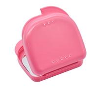 SOESFOUFU Boîte de Contention Dentaire avec Miroir, Boîte pour Prothèse Dentaire en Plastique Pp, Mini Taille et Respirante, pour Voyage et Domicile Couleur