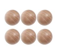 SOESFOUFU Bouchon de bocal en bois 6pcs ronde 3cm Bouchons avec excellent joint pour conservation de produits secs en bouteilles en verre et carafes