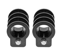 SOESFOUFU Boucle d'escalator pour Piscine 2pcs en Plastique Noir avec Support antidérapant pour escalier de Piscine Facile à démonter et Nettoyer