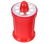 SOESFOUFU Bougie LED Électronique Cylindrique Rouge sans Flamme, Lanterne LED pour Jardin et Pierres Tombales, Bougie Commémorative D’extérieur Croix D’église Décorative, Éclairage
