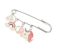 SOESFOUFU Broche en Alliage de Zinc Fixation Rapide avec Pendentif Cœur, Épingle à Revers Décorative pour Femmes pour Mariages et Anniversaires