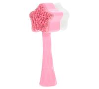 SOESFOUFU Brosse Nettoyante Visage Manuelle en Silicone Rose Légère et Portable pour Massage et Soin Peau à Domicile Voyage Couleur Aléatoire