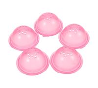 SOESFOUFU Butées de Fin de Tube pour Hamster en Plastique, 5 Pièces, Couleur Rose, Installation Simple pour Labyrinthe DIY et Cage Hamster
