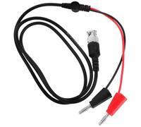 SOESFOUFU Câble Coaxial 50-2-41 Fiches Banane Doubles Bnc, Mesure Précise, Capacité 110 Pf, Plastique Robuste pour Tests Électriques Fiables