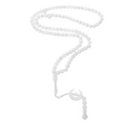 SOESFOUFU Chapelet musulman - Tasbih islamique lisse à 99 perles - Chapelet de prière islamique Muhammad pour la prière quotidienne, 10 mm