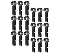 SOESFOUFU Clips Antidérapants pour Lampe Frontale, Lot de 50 Crochets Légers pour Casque de Chantier, Accessoires Robustes pour Sécurité Travail