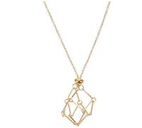 SOESFOUFU Collier Pendentif Porte-pierre en Métal Doré Cage Ajustable Support de Pendentif Suspendu pour Création de Colliers en Cristal Naturel DIY Bijou Femme Élégant et Personnalisable