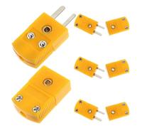 SOESFOUFU Connecteurs Thermocouples pour Usage Industriel en Environnements Difficiles Type K Haute Température, 2 Paires, Résistance Thermique Élevée et Isolation