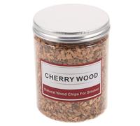 SOESFOUFU Copeaux de Bois de Cerisier pour grillade 1 boîte 125g Bois Naturel pour Fumage Constant Viande et Cuisine en Plein air