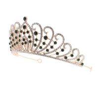 SOESFOUFU Couronne de Mariée Baroque Rhinestone Diadème Élégant pour Fête et Mariage Accessoire Unique et Filles