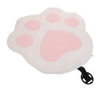 SOESFOUFU Coussin de Siège Auto Mignon en Peluche Tapis de Siège Antidérapant pour Automne/Hiver Accessoire de Voiture de Patte de Chat Doux et Confortable pour Camping-Car et Maison