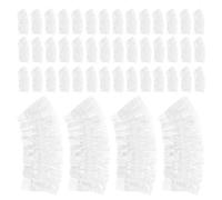 SOESFOUFU Couvre-oreilles Jetables en Plastique Blanc, Étanches et Doux Peau, 1000 Pièces, Protection pour Coloration des Cheveux et Espaces Publics