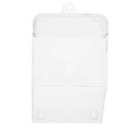 SOESFOUFU Couvre Sonnette Extérieur Transparent Étanche en Plastique Pc, Protection Pluie et Anti-éclaboussures, pour Environnement Industriel et Usage Extérieur