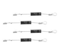 SOESFOUFU Diode de Four à Micro-ondes Protection la Surcharge Unidirectionnelle Haute Tension en Métal Noir et Faible Consommation D'énergie, Lot de 4 Pièces pour Accessoires Micro-ondes