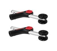 SOESFOUFU Dispositif Anti-retournement Réglable pour Fauteuil Roulant Roue Double en Alliage D'aluminium et Caoutchouc, Installation sans Outil pour Usage Intérieur et Extérieur