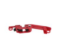SOESFOUFU Dispositif de Consignation pour Disjoncteur Multifonction en Plastique Technique Rouge Trous Multiples, Installation Rapide pour Travaux Électriques en Secteur Énergétique