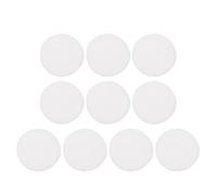 SOESFOUFU Disques de Coton Réutilisables pour Démaquillage, 10 Pièces en Coton Blanc Doux, Compacts et Portables, Soin du Visage