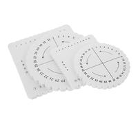 SOESFOUFU Disques de Tressage Carrés pour Corde Macramé, Lot de 4 Plaques de 150 X 150 MM pour Création de Bracelets et Artisanat