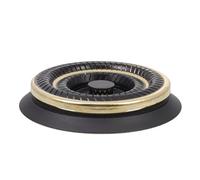 SOESFOUFU Distributeur de Flamme pour Cuisinière à Gaz Solide en Cuivre et Acier Noir, Résistant la Chaleur, Accessoire Pratique Cuisine Intégrée