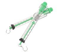 SOESFOUFU Dynamomètre Mécanique Cylindrique Couleur Aléatoire 2pcs Capacité 25n 2500g en Plastique avec Suspendu pour Explorer Principes Physiques de Force et