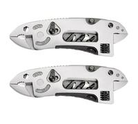 SOESFOUFU Ensemble de 2 Pinces Multifonctions en Acier Inoxydable Résistantes à L'usure, Outil Polyvalent pour Camping, Chasse et Voyage en Plein Air