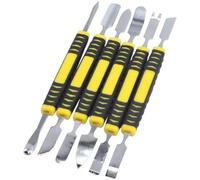 SOESFOUFU Ensemble de Grattoirs en Acier Inoxydable Tige en Silicone, Outil de Réparation de Téléphone Portable Antidérapant, Facile à Insérer les Petits Espaces pour Mp4 et Appareils