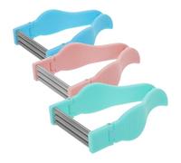 SOESFOUFU Épilateur Facial Manuel 3pcs pour Femmes, Léger et Adapté à Tous Types de Peau, Outil pour Épilation Définitive Menton et Poils Visage Quotidien