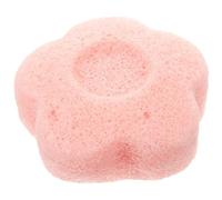 SOESFOUFU Éponge Nettoyante Visage Matière Végétale Naturelle en Forme Fleur Rose Exfoliante Douce Design Cartoon, Nettoie et Purifie la Peau Efficacement pour Femmes