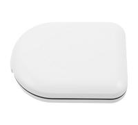 SOESFOUFU Étui de Rangement pour Appareil Auditif, Boîte de Protection pour Amplificateur Auditif Derrière L’oreille, Abs Blanc, Antichoc, Léger, pour Voyage et Extérieur