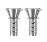 SOESFOUFU Extracteur de jus manuel en acier inoxydable 2PCS, presse-agrumes avec bec verseur trompette, outil portable pour presser agrumes, adapté pour usage domestique et boulangerie