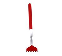 SOESFOUFU Gratte-dos en Acier Inoxydable Rouge Extensible à 4 Sections, Masseur Corporel Multifonctionnel pour Soulager Instantanément les Démangeaisons, pour Femmes Enceintes et Parents