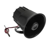 SOESFOUFU Haut-Parleur de Sirène 12v pour Voiture et Camion, Corne de Pa Ronde en Plastique, Avertisseur Puissant Installation Simple pour Usage Extérieur