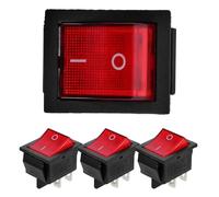 SOESFOUFU Interrupteur D'arrêt Manuel pour Générateur Essence 2-8kw, Lot de 4 Pièces, Résistance la Chaleur, Installation Facile pour Panneau de Contrôle Industriel