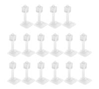 SOESFOUFU Kit de remplacement de 16 boulons pour abattant de WC - Vis de fixation robustes pour charnières - Kit de boulons pour charnières d'abattant de WC et couvercles de cuvette de salle de
