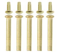 SOESFOUFU Kit de Réparation 5 Rivets à Tige Métallique Plaqués Or 3 Mm X 21 Mm pour Éventail Pliant à Main, Fixation Sécurisée et Pièces de Rechange pour Accessoires Ventilateur Pliable
