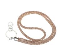 SOESFOUFU Lanière pour clés créative ornée de strass avec design léger en métal, parfaite pour professionnels de la santé, compatible badge et porte-clés