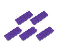 SOESFOUFU Lime Exfoliante pour Pieds en Pu Pourpre, Lot de 5 Pièces, Effet Exfoliant et Toucher Confortable, Outil Pratique pour Pédicure à Domicile