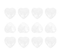 SOESFOUFU Lot de 12 Pierres Naturelles de Cœur pour Décoration, Équilibre des Chakras et Protection, Ornement Créatif et Élégant Maison ou Fête